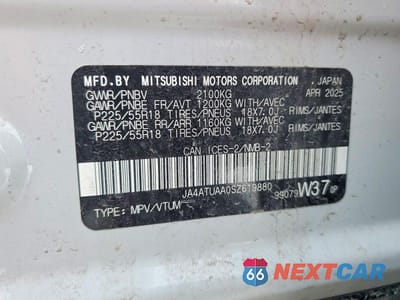 Zdjęcie 12 z 12 samochodu: 2025 MITSUBISHI ECLIPSE CROSS ES VIN:JA4ATUAA0SZ619880 - miniatura