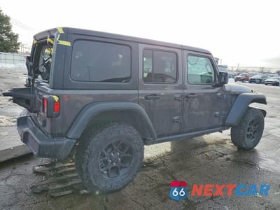 Trzecie zdjęcie samochodu z tyłu: 2024 JEEP WRANGLER 4XE VIN:1C4RJXN67RW121645 - miniatura