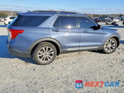 Trzecie zdjęcie samochodu z tyłu: 2021 FORD EXPLORER XLT VIN:1FMSK8DH7MGC44786 - miniatura