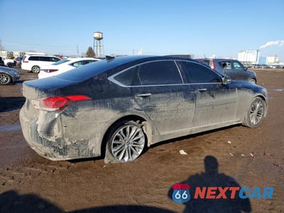 Trzecie zdjęcie samochodu z tyłu: 2017 GENESIS G80 BASE VIN:KMHGN4JE5HU181033 - miniatura