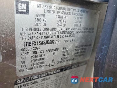 Zdjęcie 14 z 14 samochodu: 2018 BUICK ENVISION ESSENCE VIN:LRBFX1SA8JD007918 - miniatura