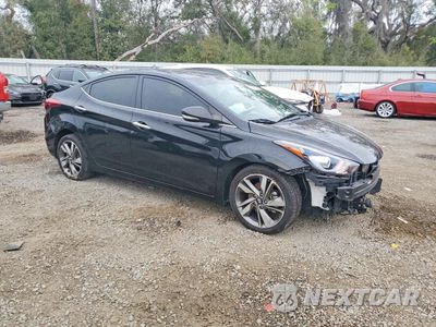 Czwarte zdjęcie samochodu z boku: 2016 HYUNDAI ELANTRA LIMITED VIN:5NPDH4AE1GH692570 - miniatura