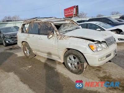 Czwarte zdjęcie samochodu z boku: 2000 LEXUS LX 470 BASE VIN:JT6HT00W0Y0087884 - miniatura
