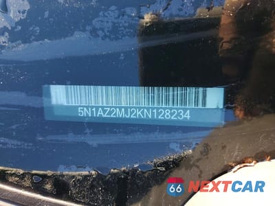 Zdjęcie 13 z 13 samochodu: 2019 NISSAN MURANO PLATINUM VIN:5N1AZ2MJ2KN128234 - miniatura