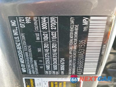 Zdjęcie 13 z 13 samochodu: 2021 MERCEDES-BENZ GLE AMG 53 4MATIC VIN:4JGFB6BB5MA531535 - miniatura