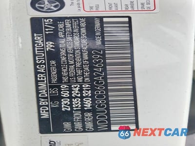 Zdjęcie 13 z 13 samochodu: 2016 MERCEDES-BENZ S 550 VIN:WDDUG8CB6GA246392 - miniatura