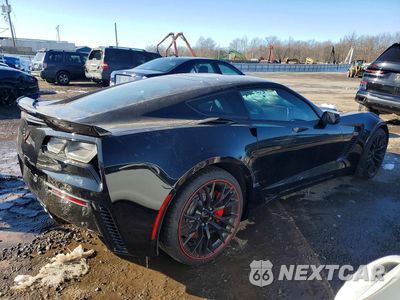 Trzecie zdjęcie samochodu z tyłu: 2016 CHEVROLET CORVETTE Z06 3LZ VIN:1G1YT2D62G5610704 - miniatura