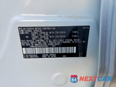 Zdjęcie 13 z 13 samochodu: 2016 TOYOTA RAV4 HYBRID LIMITED VIN:JTMDJREV6GD041081 - miniatura