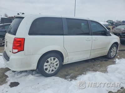 Trzecie zdjęcie samochodu z tyłu: 2016 DODGE GRAND CARAVAN SE VIN:2C4RDGBGXGR330467 - miniatura