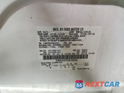 Zdjęcie 13 z 14 samochodu: 2012 LINCOLN MKT VIN:2LMHJ5AT5CBL50233 - miniatura