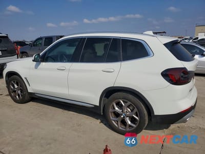 Drugie zdjęcie samochodu z przodu: 2022 BMW X3 SDRIVE30I VIN:5UX43DP08N9M06714 - miniatura