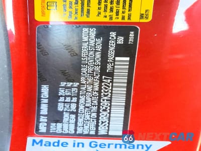 Zdjęcie 13 z 14 samochodu: 2015 BMW M4 VIN:WBS3R9C59FK332247 - miniatura