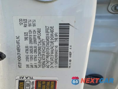 Zdjęcie 13 z 13 samochodu: 2021 HONDA CR-V EXL VIN:5J6RW2H8XMA001145 - miniatura