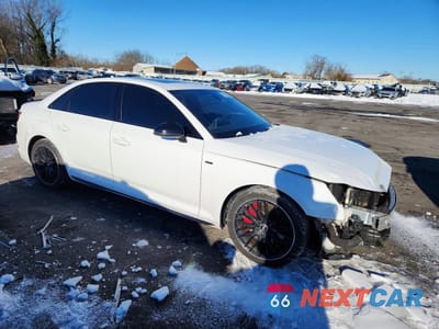 Czwarte zdjęcie samochodu z boku: 2019 AUDI A4 PREMIUM PLUS VIN:WAUENAF4XKA029247 - miniatura