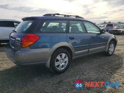 Trzecie zdjęcie samochodu z tyłu: 2005 SUBARU LEGACY OUTBACK 2.5I VIN:4S4BP61CX57388882 - miniatura