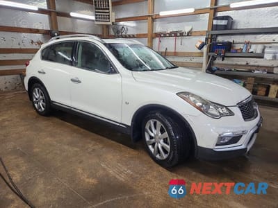 Czwarte zdjęcie samochodu z boku: 2017 INFINITI QX50 BASE VIN:JN1BJ0RP4HM382269 - miniatura