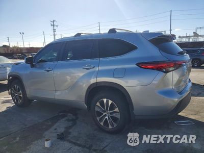 Drugie zdjęcie samochodu z przodu: 2023 TOYOTA HIGHLANDER HYBRID XLE VIN:5TDKARAH3PS019499 - miniatura