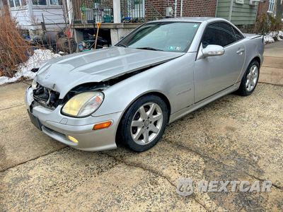 Drugie zdjęcie samochodu z przodu: 2001 MERCEDES-BENZ SLK 230 KOMPRESSOR VIN:WDBKK49F31F234132 - miniatura