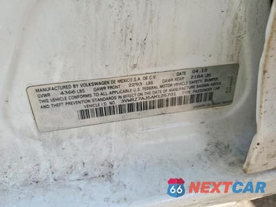 Zdjęcie 13 z 13 samochodu: 2010 VOLKSWAGEN JETTA SE VIN:3VWRZ7AJ5AM125701 - miniatura