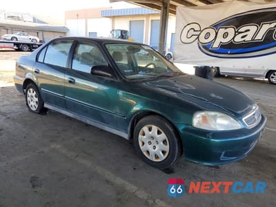 Czwarte zdjęcie samochodu z boku: 1999 HONDA CIVIC BASE VIN:2HGEJ661XXH559522 - miniatura