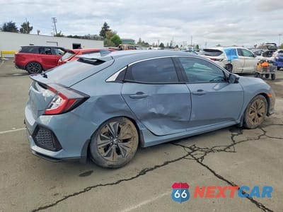 Trzecie zdjęcie samochodu z tyłu: 2019 HONDA CIVIC EX VIN:SHHFK7H62KU215646 - miniatura