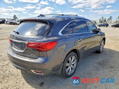 Trzecie zdjęcie samochodu z tyłu: 2014 ACURA MDX ADVANCE VIN:5FRYD4H86EB038378 - miniatura