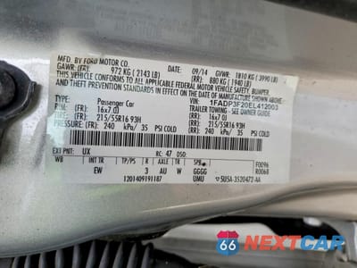 Zdjęcie 12 z 13 samochodu: 2014 FORD FOCUS SE VIN:1FADP3F20EL412003 - miniatura