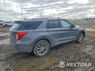 Trzecie zdjęcie samochodu z tyłu: 2022 FORD EXPLORER LIMITED VIN:1FMSK8FH1NGA52679 - miniatura