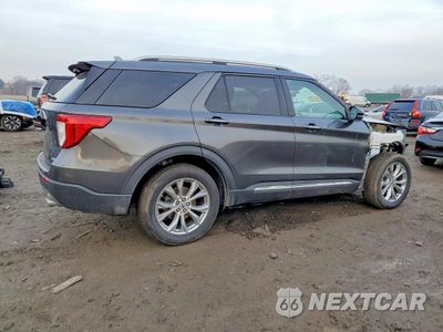 Trzecie zdjęcie samochodu z tyłu: 2020 FORD EXPLORER LIMITED VIN:1FMSK8FH5LGC57144 - miniatura