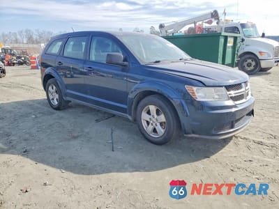 Czwarte zdjęcie samochodu z boku: 2013 DODGE JOURNEY SE VIN:3C4PDCAB5DT581976 - miniatura