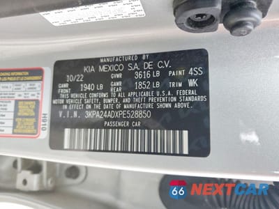 Zdjęcie 12 z 13 samochodu: 2023 KIA RIO LX VIN:3KPA24ADXPE528850 - miniatura