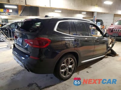 Trzecie zdjęcie samochodu z tyłu: 2020 BMW X3 XDRIVE30I VIN:5UXTY5C03LLT36175 - miniatura
