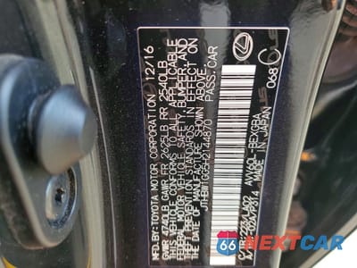 Zdjęcie 12 z 13 samochodu: 2017 LEXUS ES 300H VIN:JTHBW1GG5H2144870 - miniatura