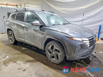 Czwarte zdjęcie samochodu z boku: 2023 HYUNDAI TUCSON SEL VIN:5NMJFCAE0PH182985 - miniatura