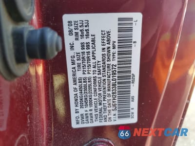 Zdjęcie 12 z 13 samochodu: 2008 HONDA ELEMENT LX VIN:5J6YH28338L019572 - miniatura