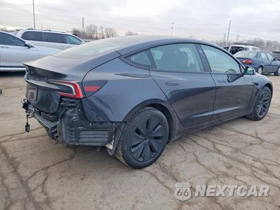 Trzecie zdjęcie samochodu z tyłu: 2024 TESLA MODEL 3 VIN:5YJ3E1EA7RF748507 - miniatura