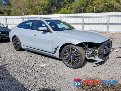 Czwarte zdjęcie samochodu z boku: 2024 BMW I4 EDRIVE 40 VIN:WBY73AW04RFS87712 - miniatura