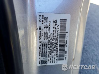 Zdjęcie 14 z 14 samochodu: 2013 HONDA ODYSSEY EXL VIN:5FNRL5H63DB043095 - miniatura