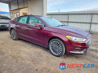 Czwarte zdjęcie samochodu z boku: 2018 FORD FUSION SE VIN:3FA6P0HD0JR284525 - miniatura