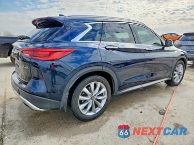 Trzecie zdjęcie samochodu z tyłu: 2020 INFINITI QX50 LUXE VIN:3PCAJ5M13LF116249 - miniatura