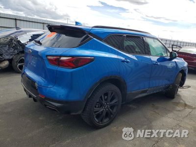 Trzecie zdjęcie samochodu z tyłu: 2021 CHEVROLET BLAZER RS VIN:3GNKBERS5MS528689 - miniatura