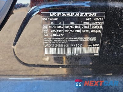 Zdjęcie 12 z 12 samochodu: 2016 MERCEDES-BENZ GLA 250 VIN:WDCTG4EB8GJ199162 - miniatura