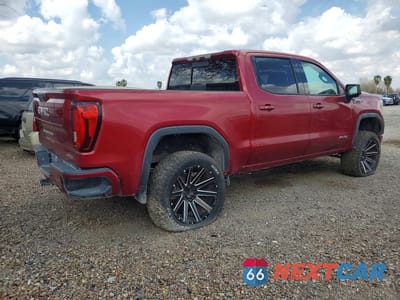 Trzecie zdjęcie samochodu z tyłu: 2020 GMC SIERRA K1500 AT4 VIN:3GTP9EEL8LG219566 - miniatura