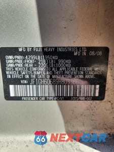 Zdjęcie 13 z 13 samochodu: 2009 SUBARU IMPREZA 2.5I PREMIUM VIN:JF1GH60689H803366 - miniatura