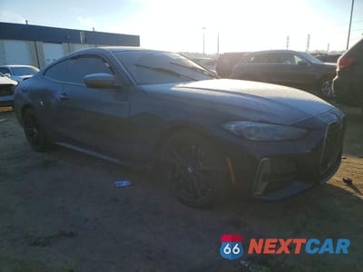 Czwarte zdjęcie samochodu z boku: 2021 BMW M440XI VIN:WBA13AR01MCE94751 - miniatura