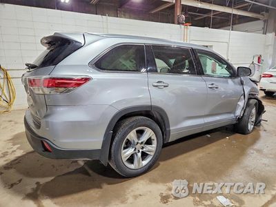 Trzecie zdjęcie samochodu z tyłu: 2015 TOYOTA HIGHLANDER LIMITED VIN:5TDDKRFH2FS216547 - miniatura