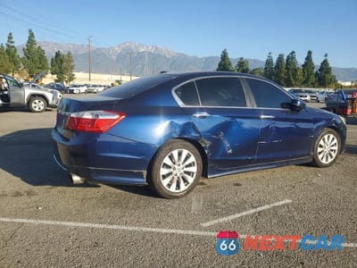 Trzecie zdjęcie samochodu z tyłu: 2013 HONDA ACCORD EXL VIN:1HGCR2F89DA022155 - miniatura