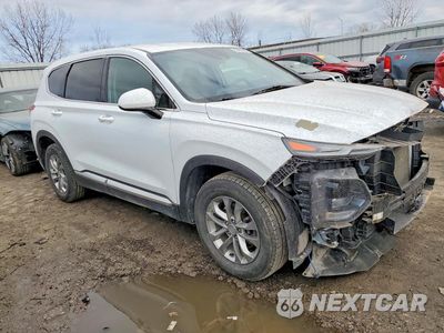 Czwarte zdjęcie samochodu z boku: 2019 HYUNDAI SANTA FE SEL VIN:5NMS3CAD1KH011241 - miniatura