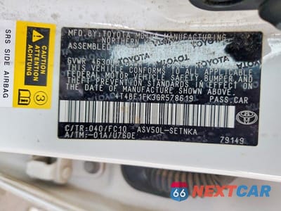 Zdjęcie 12 z 12 samochodu: 2016 TOYOTA CAMRY LE VIN:4T4BF1FK3GR578619 - miniatura