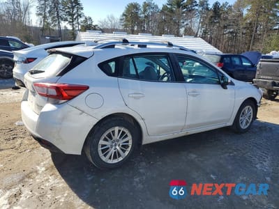 Trzecie zdjęcie samochodu z tyłu: 2017 SUBARU IMPREZA PREMIUM VIN:4S3GTAB66H3731829 - miniatura